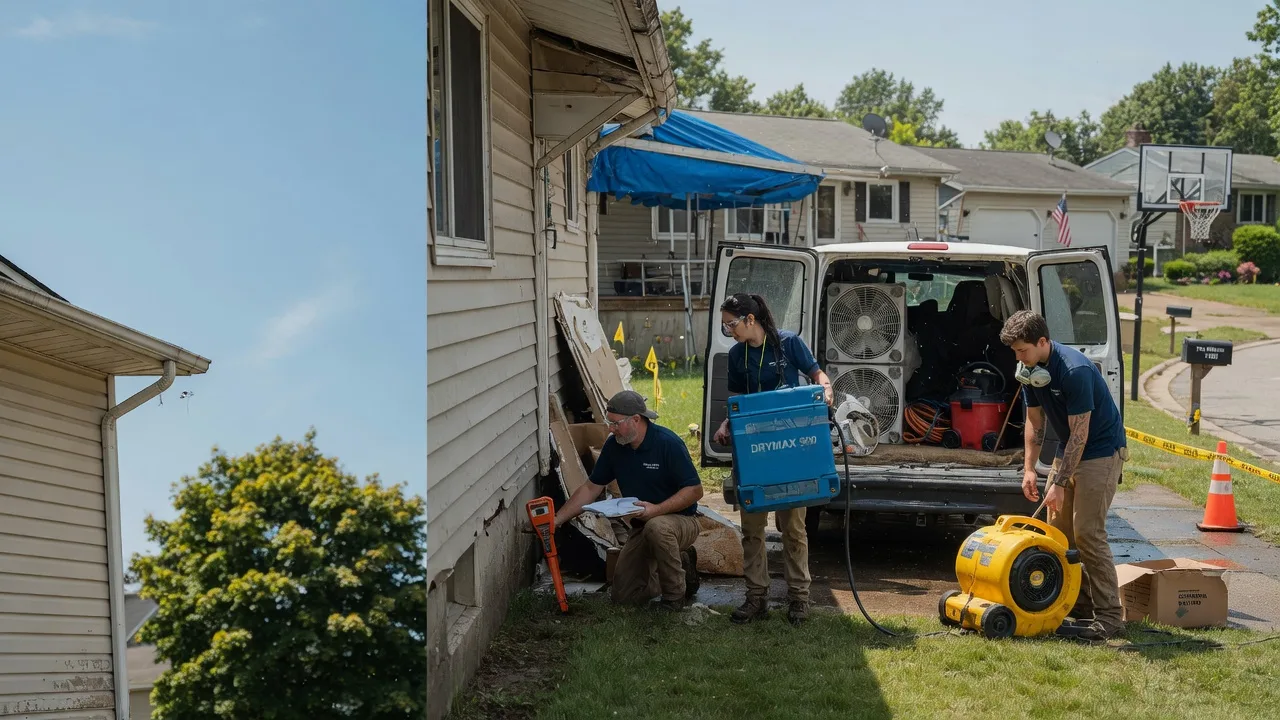 Ceiling Leak Cleanup in Pomeroy, PA near me